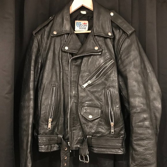 Vintage Leather Jacket UMR - Picture 1 of 13